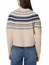 Habitual Fair Isle Cardigan-Brown-Hand In Pocket