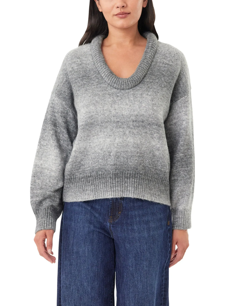 Habitual Space Dye Sweater- Birch-Hand In Pocket