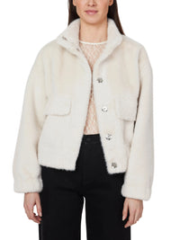Habitual Fur Utility Jacket- Birch