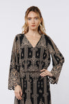Ciebon Beck Two-Tone Cutout Top - Black/Taupe-Hand In Pocket
