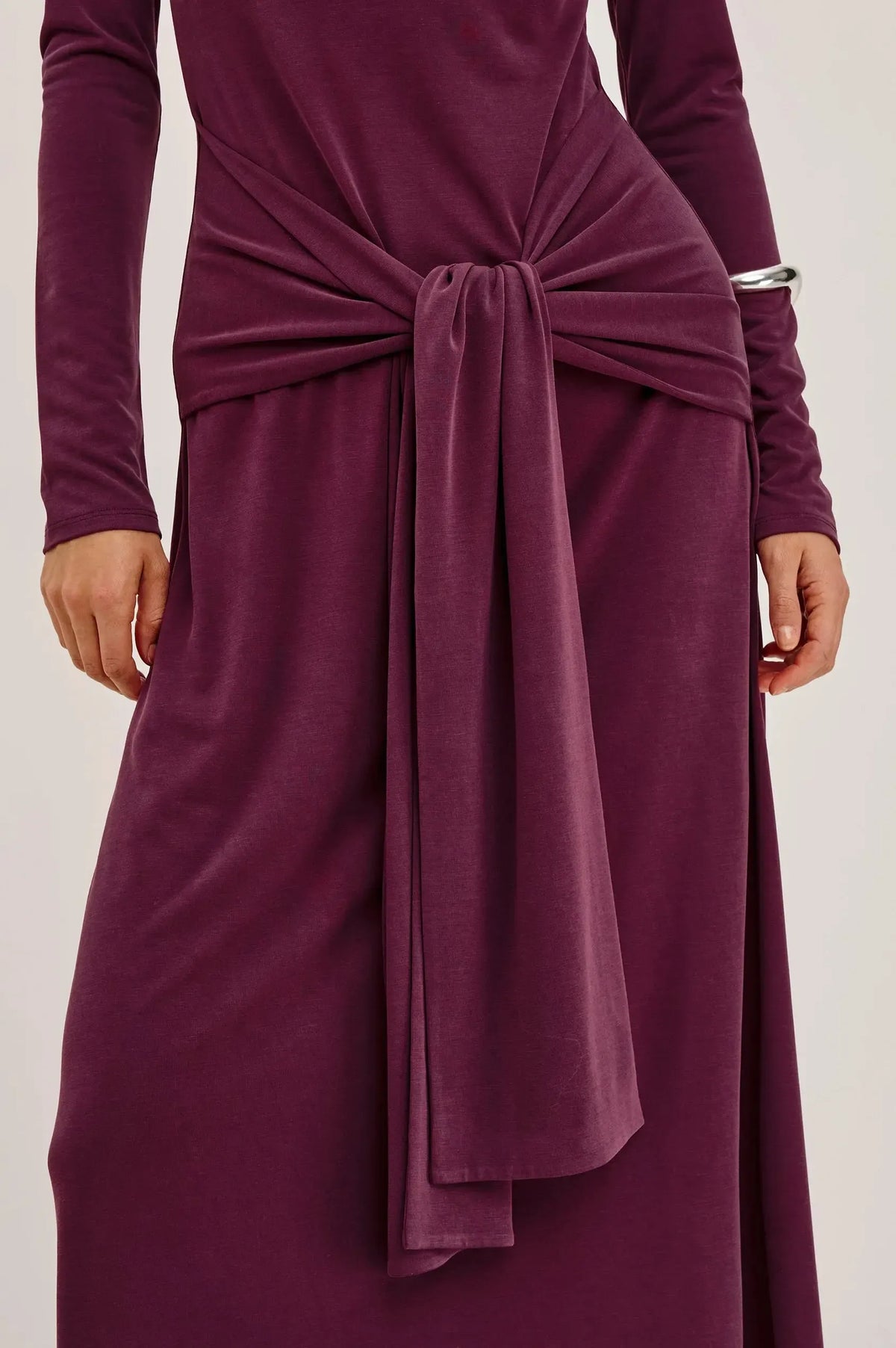 Rails Hollis Midi Dress - Wine-Hand In Pocket