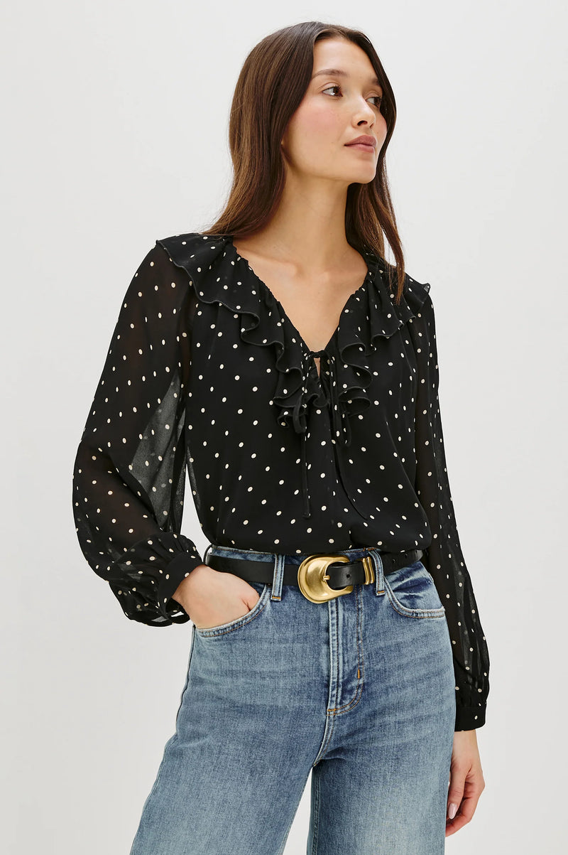 Rails Honora Polka Dot Blouse- Polka Dots