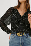 Rails Honora Polka Dot Blouse- Polka Dots