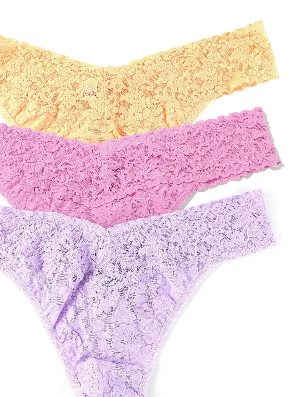Hank Panky 3 Pack Original Rise Set -Apricot Crush-Hand In Pocket