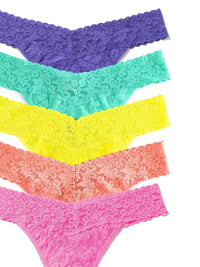 Hanky Panky 5 pack Original Rise Thongs-FNSA-Hand In Pocket