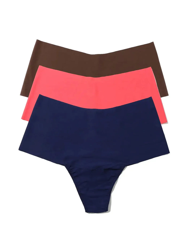 Hank Panky 3 Pack High Rise Thongs-Hand In Pocket
