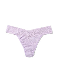 Hanky Panky Signature Lace Original Rise Thong - Lavender Fields-Hand In Pocket