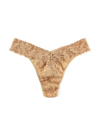 Hanky Panky Signature Lace Original Rise Thong - Suntan