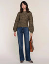 Heartloom Everly Sweater- Olive-Hand In Pocket