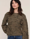 Heartloom Everly Sweater- Olive-Hand In Pocket