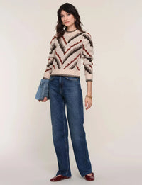 Heartloom Paloma Sweater - Almond-Hand In Pocket