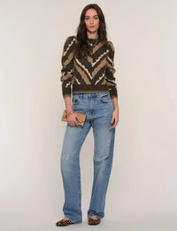 Heartloom Paloma Sweater - Olive-Hand In Pocket