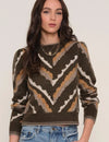 Heartloom Paloma Sweater - Olive-Hand In Pocket