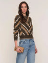Heartloom Paloma Sweater - Olive-Hand In Pocket