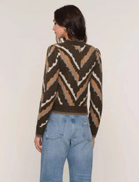Heartloom Paloma Sweater - Olive-Hand In Pocket
