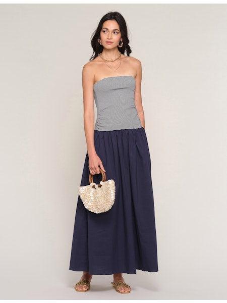 Heartloom Mikella Dress - Indigo-Hand In Pocket