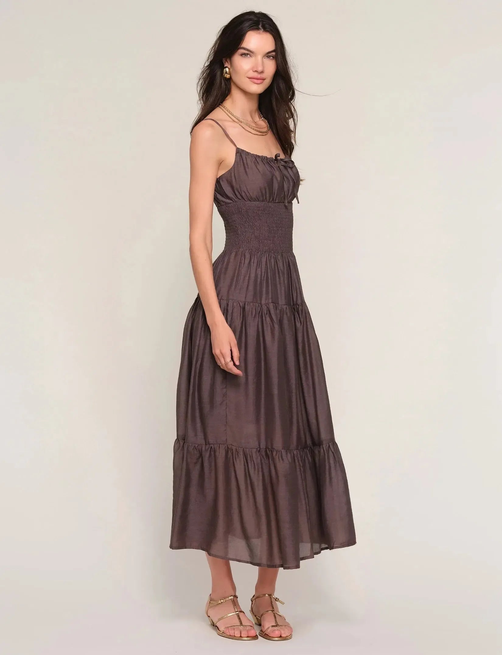 Heartloom Zinna Dress - Coco-Hand In Pocket