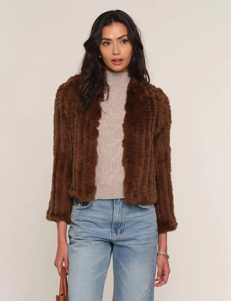 Heartloom Rosa Jacket - Ginger-Hand In Pocket
