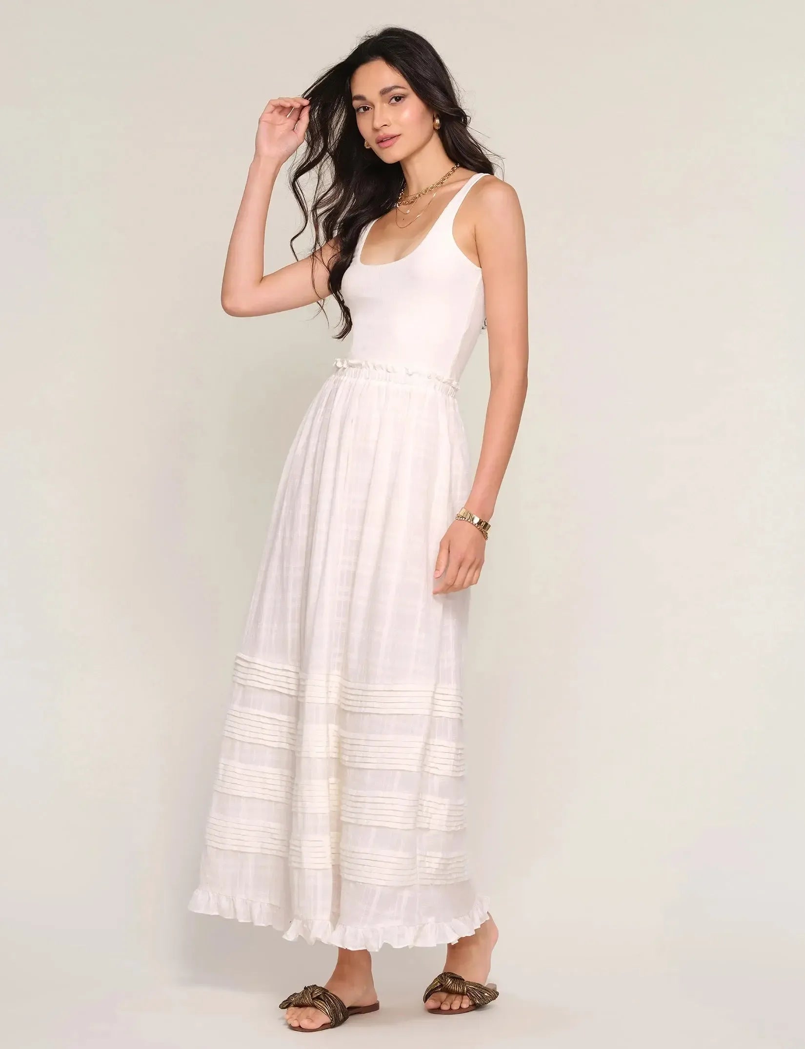 edina dress M / eggshell