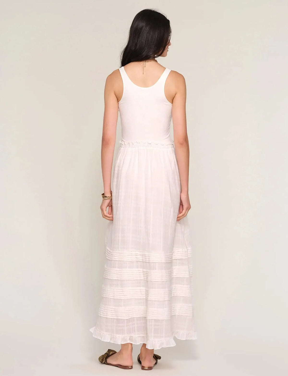 Heartloom Edina Dress - Eggshell-Hand In Pocket