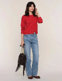 Heartloom Celty Sweater - Brick-Hand In Pocket