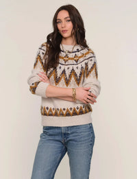 Heartloom Rae Sweater- Ivory-Hand In Pocket