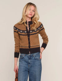 Heartloom Joya Cardi - Camel-Hand In Pocket
