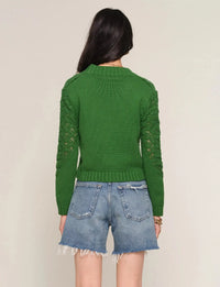 Heartloom Amalda Cardigan - Grass-Hand In Pocket