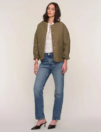 Heartloom Beck Jacket - Olive-Hand In Pocket