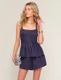 Heartloom Sarai Two Piece - Indigo-Hand In Pocket