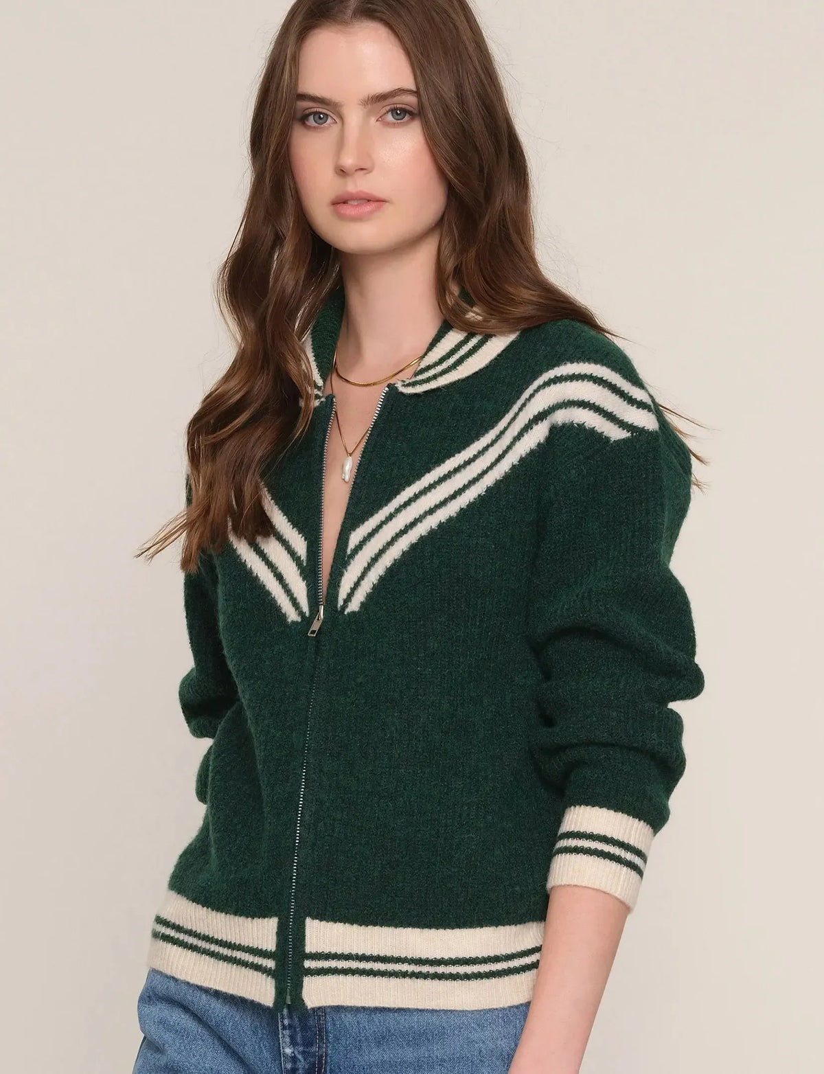 Heartloom Devon Cardi - Hunter-Hand In Pocket