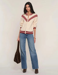 Heartloom Devon Cardi - Ivory-Hand In Pocket