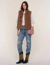 Heartloom Hosk Vest- Fawn-Hand In Pocket