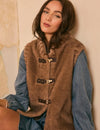 Heartloom Hosk Vest- Fawn-Hand In Pocket