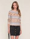 Heartloom Priya Sweater- Ivory-Hand In Pocket