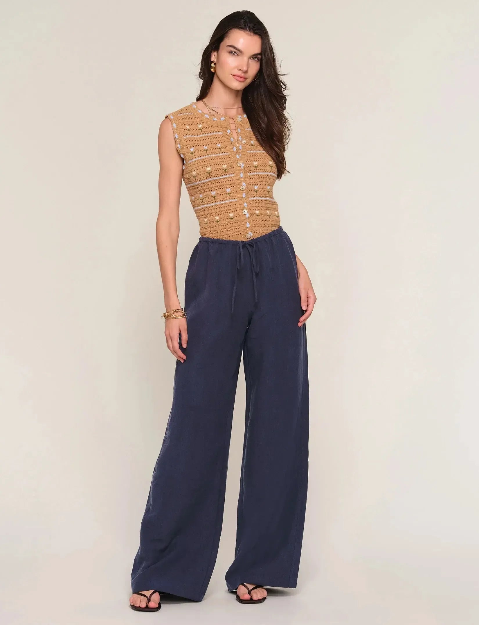 Heartloom Catalina Pant - Indigo-Hand In Pocket