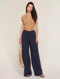 Heartloom Catalina Pant - Indigo-Hand In Pocket