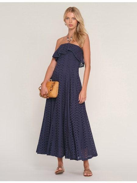 Heartloom Feli Dress - Indigo-Hand In Pocket