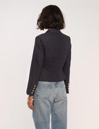 Heartloom Luciana Blazer - Navy-Hand In Pocket