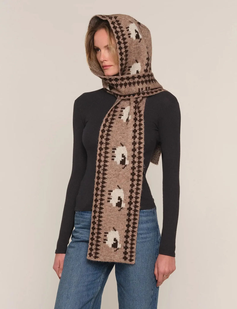Heartloom Doria Scarf - Camel-Hand In Pocket