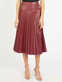 Caballero Hendrix Skirt - Cabernet-Hand In Pocket