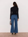 MINKPINK Kenni Pointelle Knit - Black-Hand In Pocket