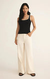 Z Supply Jaidynn Rib Tank- Black-Hand In Pocket