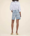 Kut Holly High Rise Tie Waist Shorts- Simply-Hand In Pocket