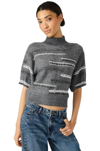 Steve Madden Ketra Sweater- Black Multi-Hand In Pocket
