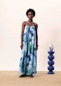 FRNCH Andaman Dress - Nenufar Bleu ***FINAL SALE***-Hand In Pocket
