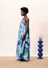 FRNCH Andaman Dress - Nenufar Bleu ***FINAL SALE***-Hand In Pocket