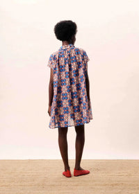 FRNCH Altair Dress- Azulejos-Hand In Pocket