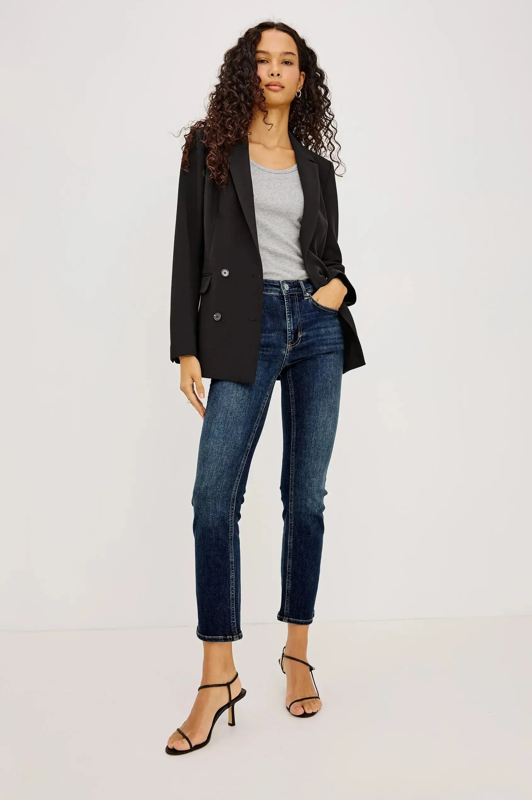 Rails Jac Blazer - Black-Hand In Pocket