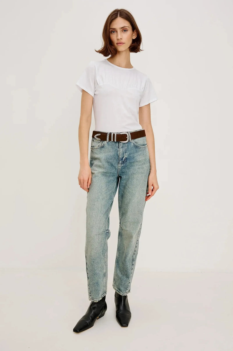 Rails Janis Top- White-Hand In Pocket